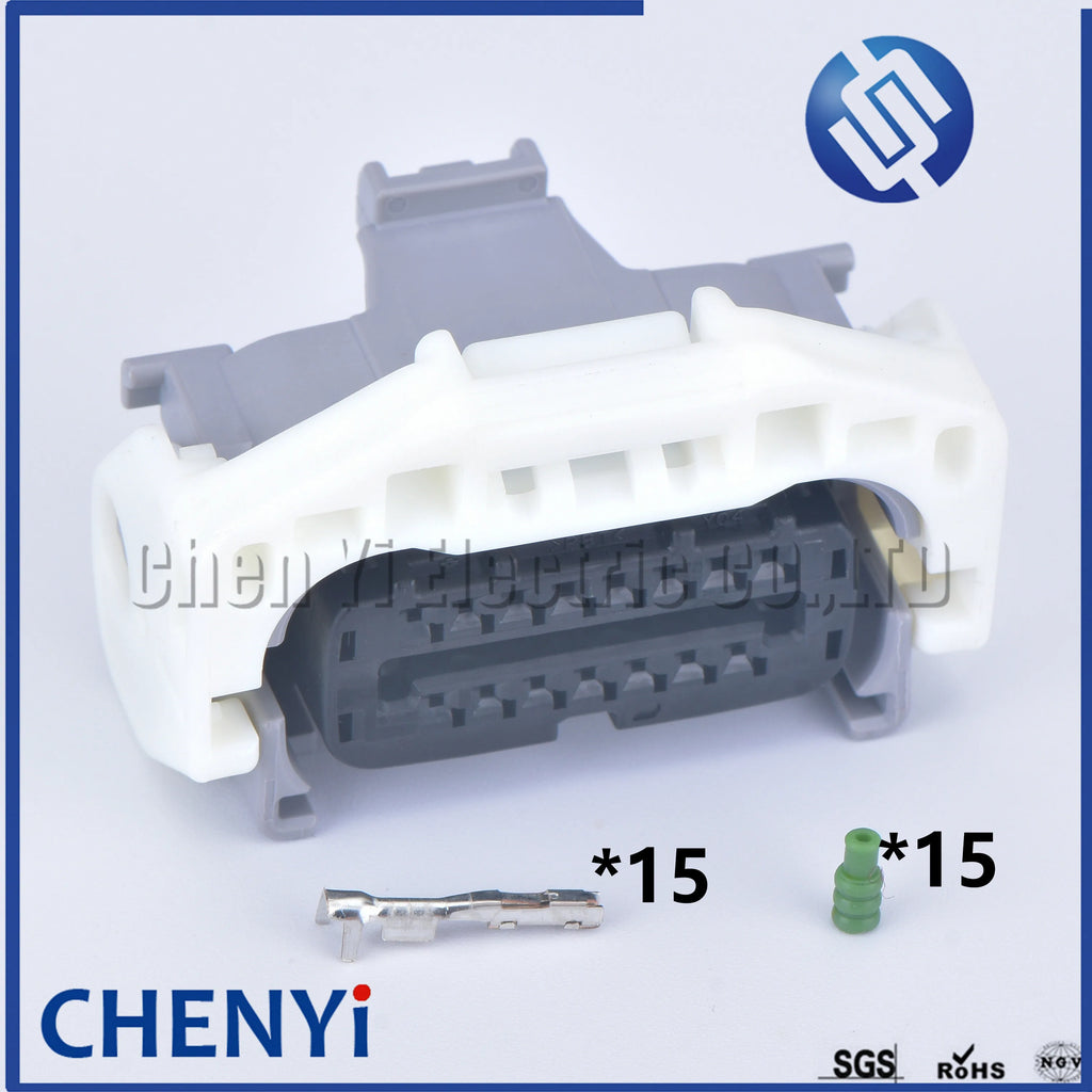 15 Pin auto waterproof connector solenoid valve gearbox oil plate wiring harness Plug 90980-12293 6189-1135 For Toyota Lexus