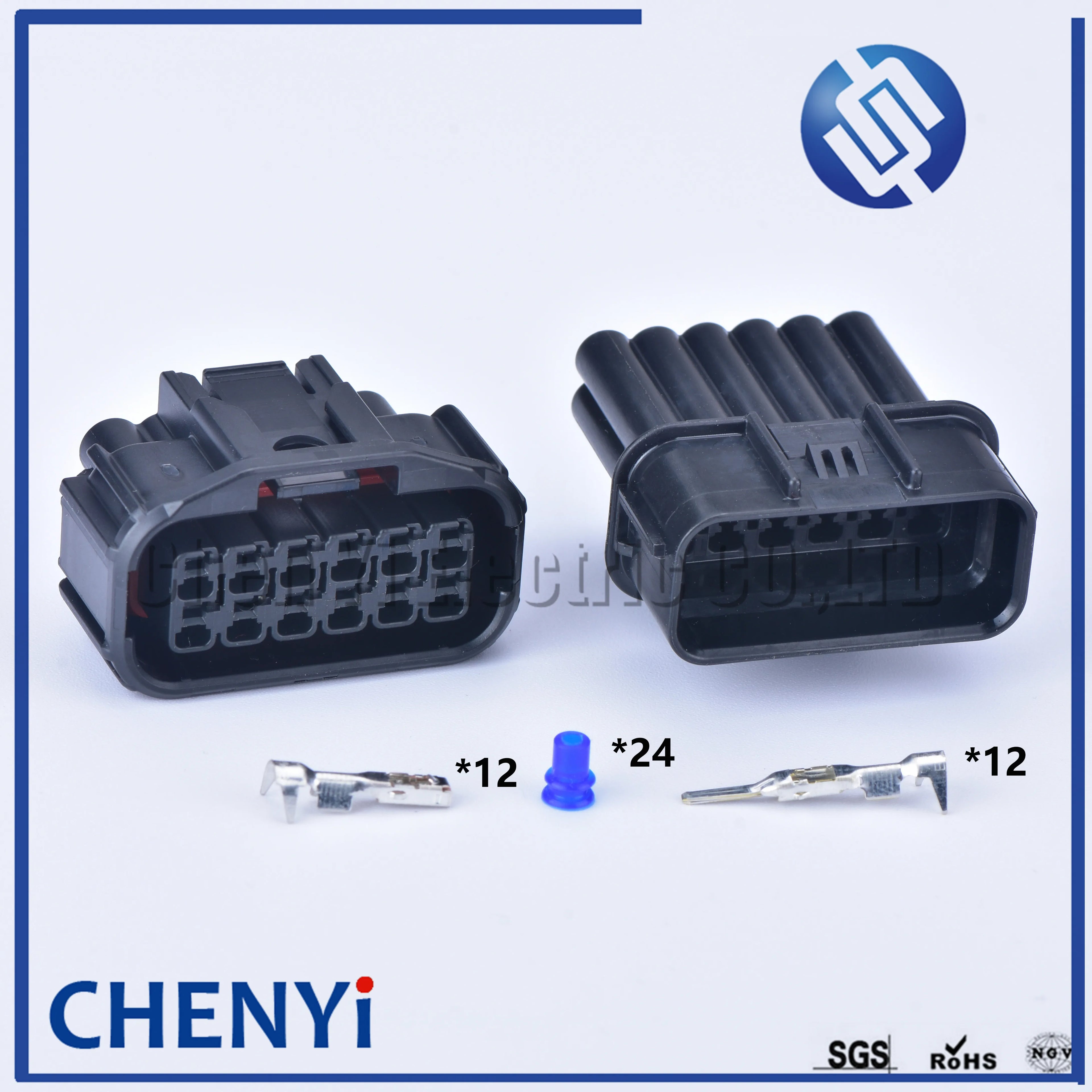 12 pin car waterproof auto connector male or female LED Fog Light Wire Socket Connector 6181-6784 6189-7410 For Honda