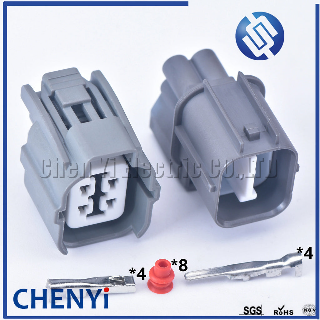 4 Pin HW Sealed Auto Connector Light Lamp Motor Socket Oxygen sensor Plug 6189-0132 6181-0073 For Toyota Camry Honda B-Series