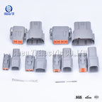 DTM connectors For Deutsch DTM06-2S 3S 4S 6S 8S/DTM04-2P 3P 4P 6P 8P 12P Male Female Waterproof Connector Automotive Sealed Plug