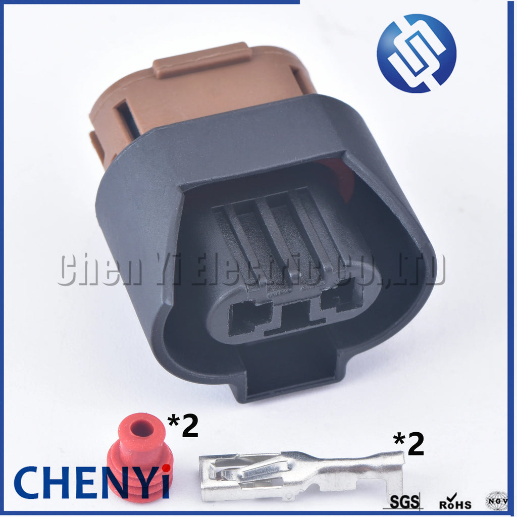 2 Pin Auto waterproof connector headlight Fog Lamp low beam high beam plug 9005 9006 HB3 HB4  Auto light socket 90980-11659