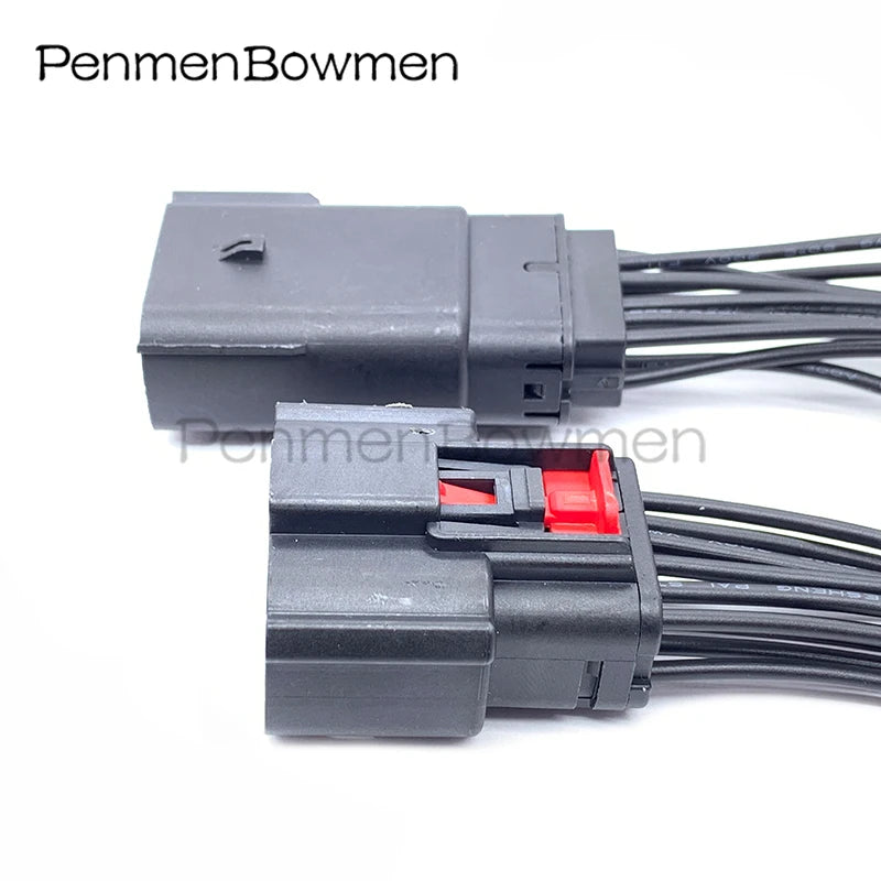 1 Set 12 Pin Car Light Ignition Coil Electronic Connector Wire Harness for Ford Chevrolet Buick 33482-1201 33472-1201