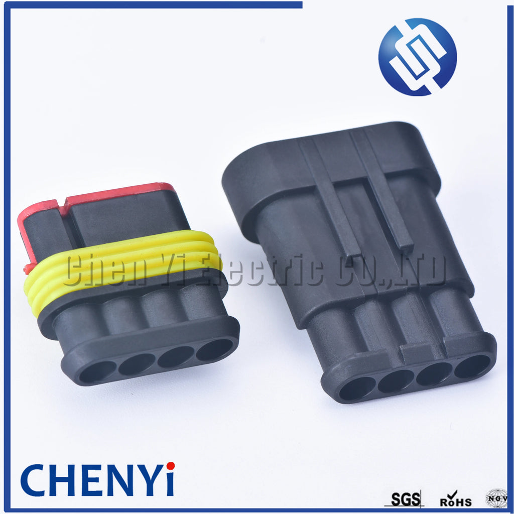 4 Pin way 1.5 series Female or Male 282088-1 Automotive Connector Sealed Waterproof Auto Wire harness plug 282106-1