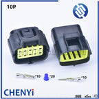 1/2/3/4/6/8/10/12/16 Pin Waterproof Connector Electrical Plug Car Auto Sealed Truck Harness Socket 174879-2 174877-2