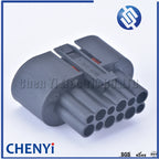 Black 12 pin wire socket automotive waterproof connector female 1.5/3.5 wiring auto connector automotive electrical connector