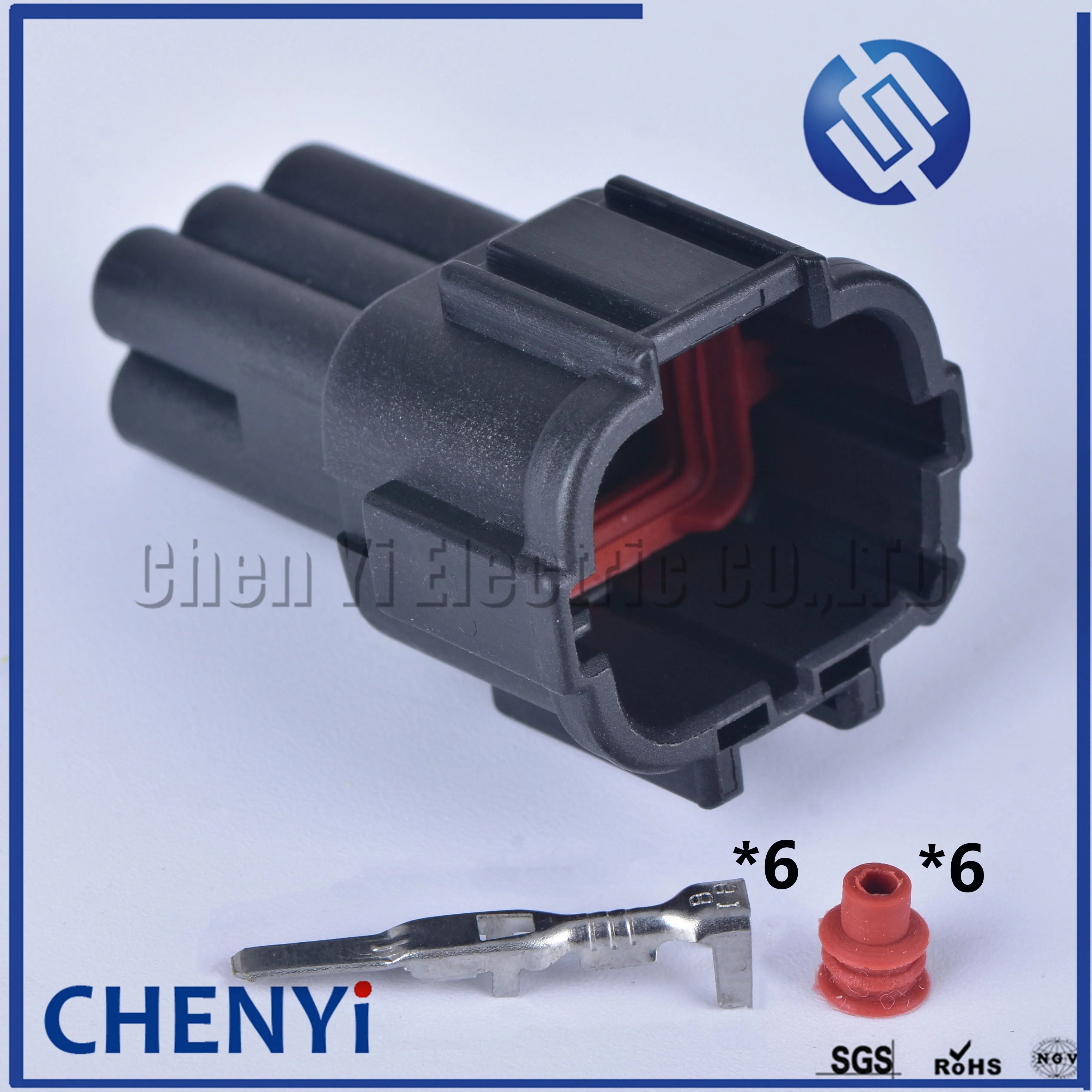 1sets 6 pin 6185-5175 6188-5539 male female auto waterproof tail lamp connector headlight plug  6185-1173 PB295-03020