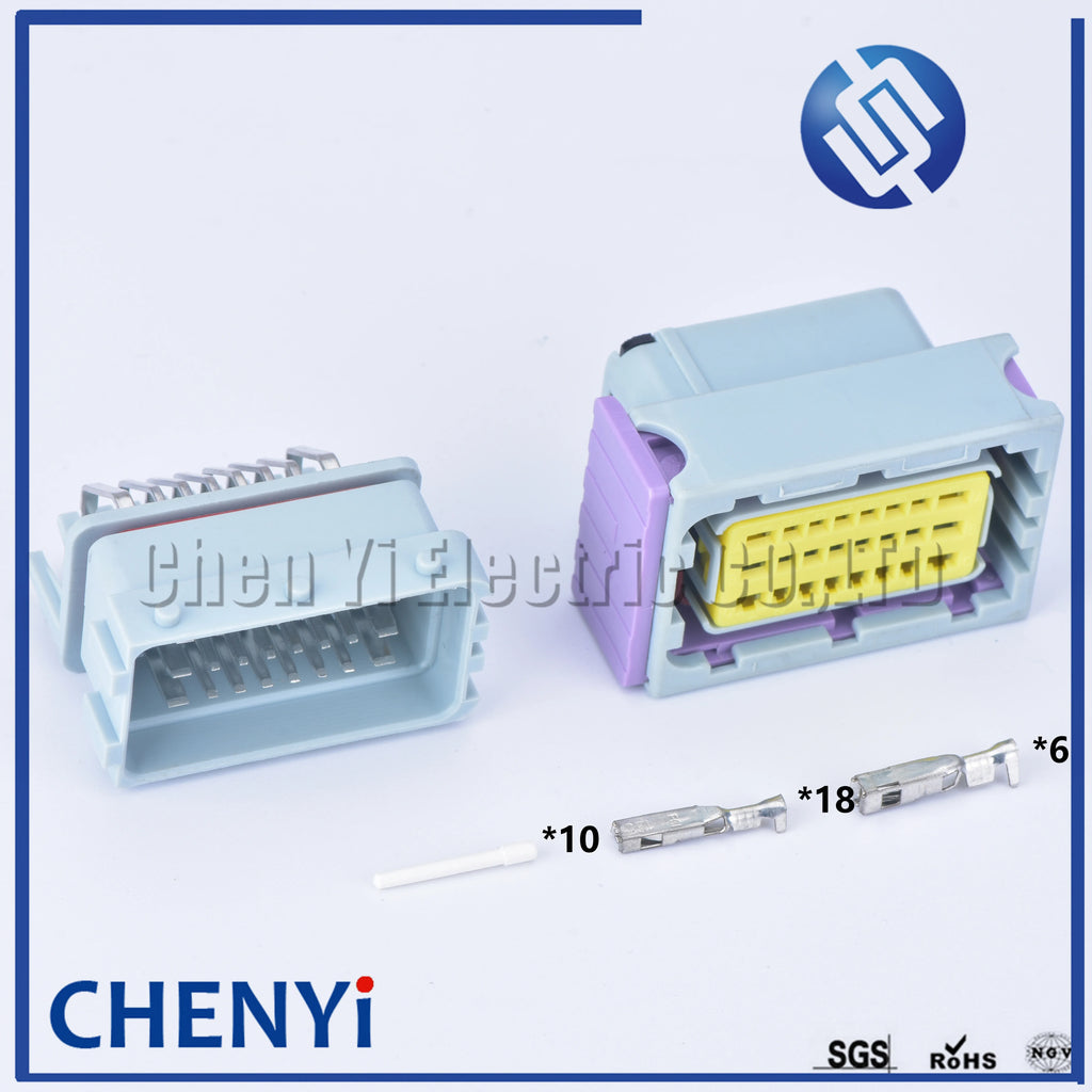 1 set ECU generator controller 24 Pin Aluminum box for 24p male female connector with connector and  211PC249S0005