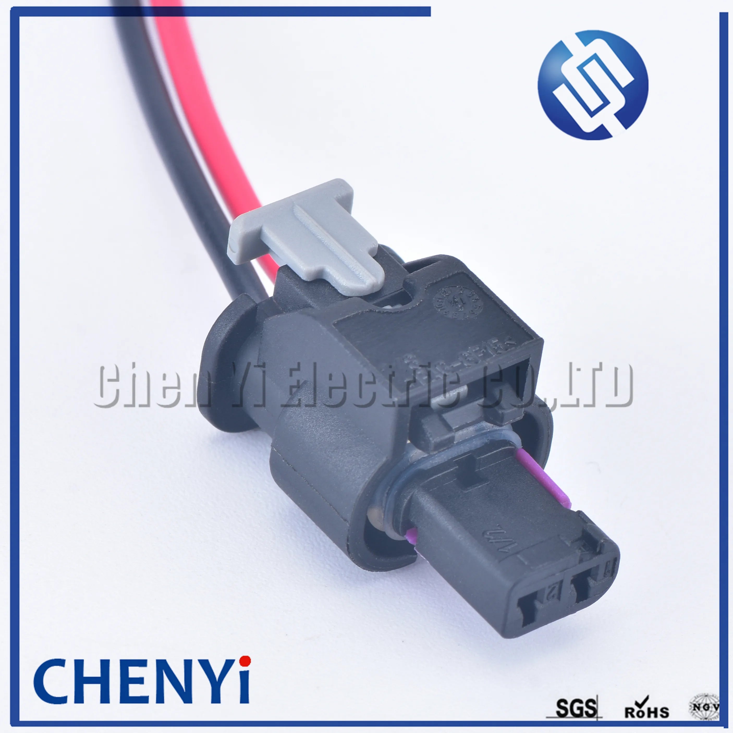 2 Pin auto fuel injector connector wires waterproof sensor plug 0-2112986-1 1-1718643-1 4F0973702 4F0 973 702