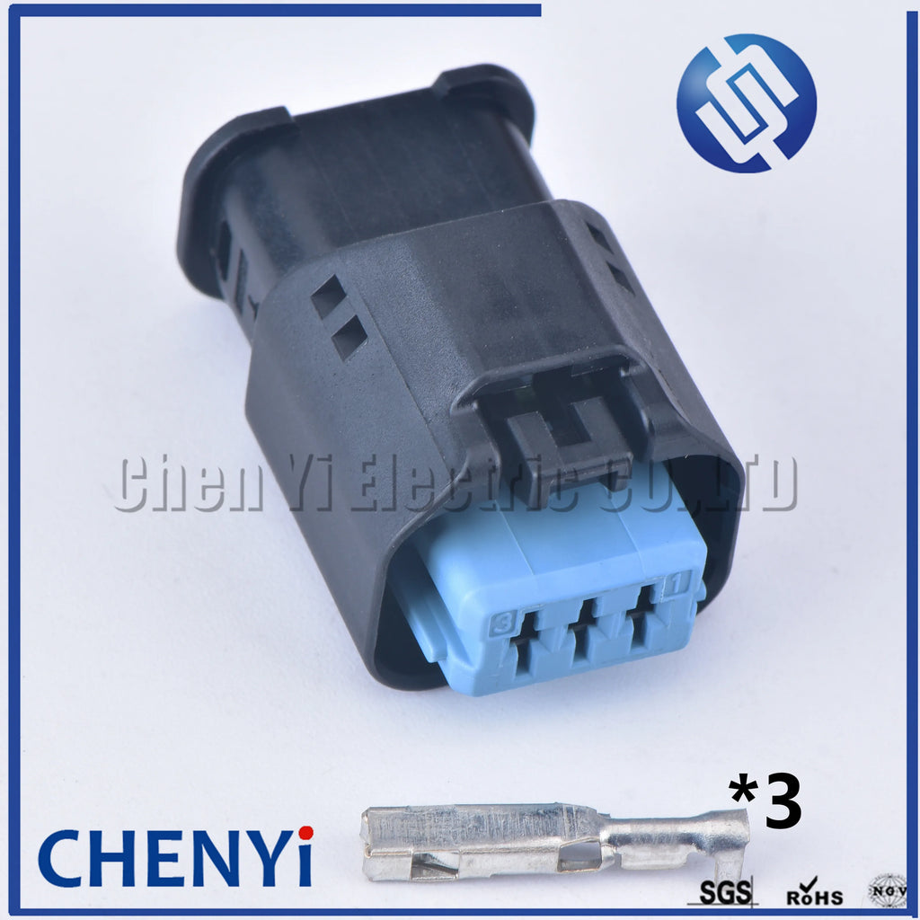 3 Pin female Auto Electri waterproof plug connector E1 C3 C4 1801178-1 1801178-2 1801178-3 1801178-4 for Peugeot Citroen Renault