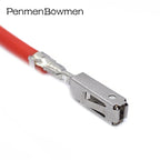 10 Pcs 2.8mm Auto Wire Crimping Terminal Metal Splice Spring Pins Contacts for Electronic Connector with Cable 1-968849-1