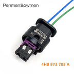 1 Set 2 Pin Auto Air Butt Electrical Cable Connectors Waterproof Female Wire Harness Plug 4F0973702 6R0973323 4H0973702A