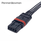 1 Set 4 Pin Car Rearview Mirror Heating Door Handle Electronic Connector Female Wiring Harness Plug Modified For BMW GT528i GT53
