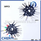 18/20/38pcs Car plug Pins removal tool set connector Pin retractor pick needle harness Pin Needle ejector tool Needle retract
