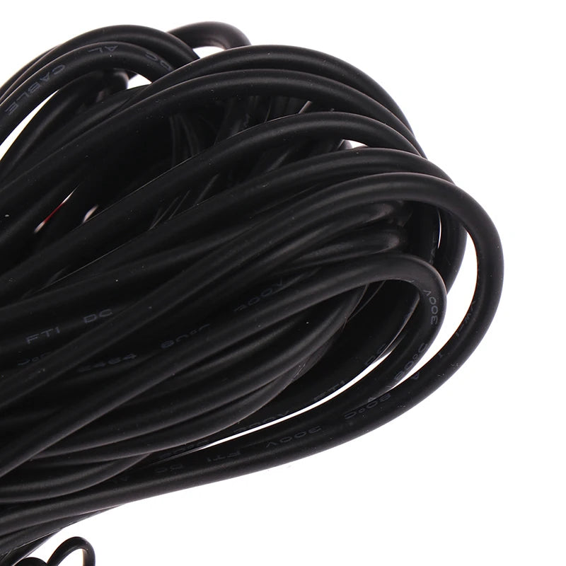 RCA Male Female Car Reverse Rear View Parking Camera Video Extension Cable Cord with Trigger Wire 5 10 15 20 Meters