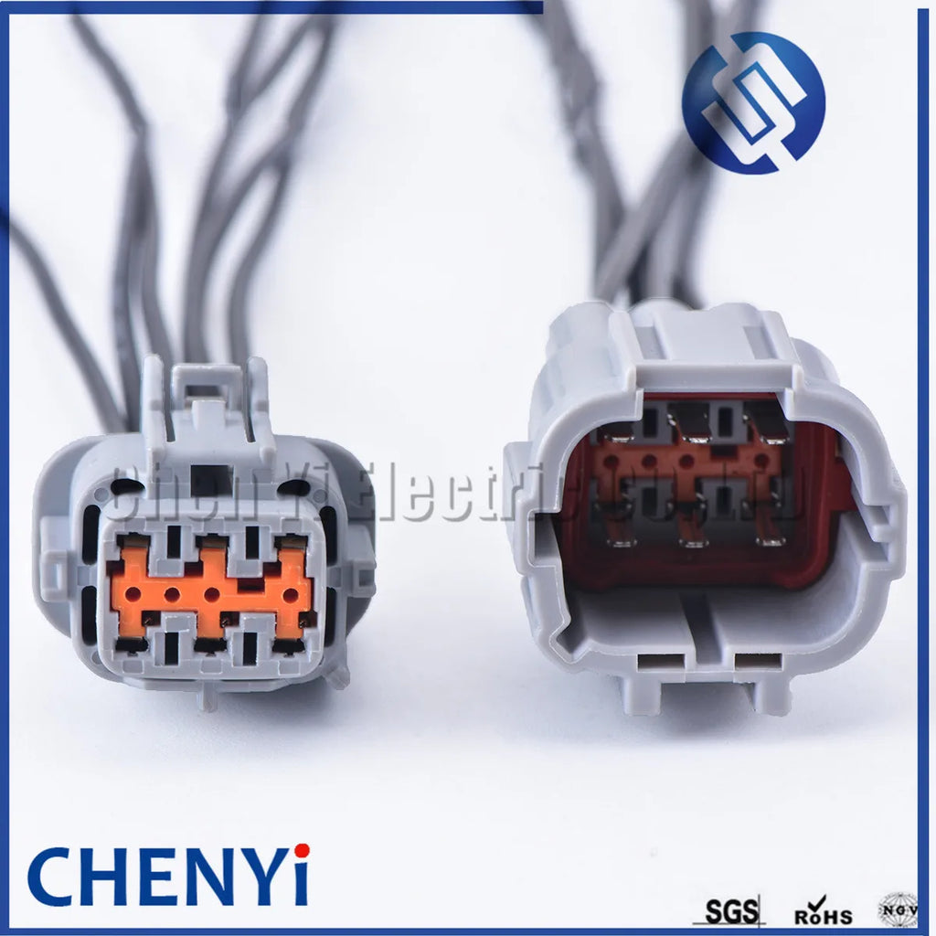 6 Pin Automotive Headlight Socket Light Lamp waterproof Connector 6185-1175 For Nissan Teana Sentra Exalta (N16) IACV Sensor