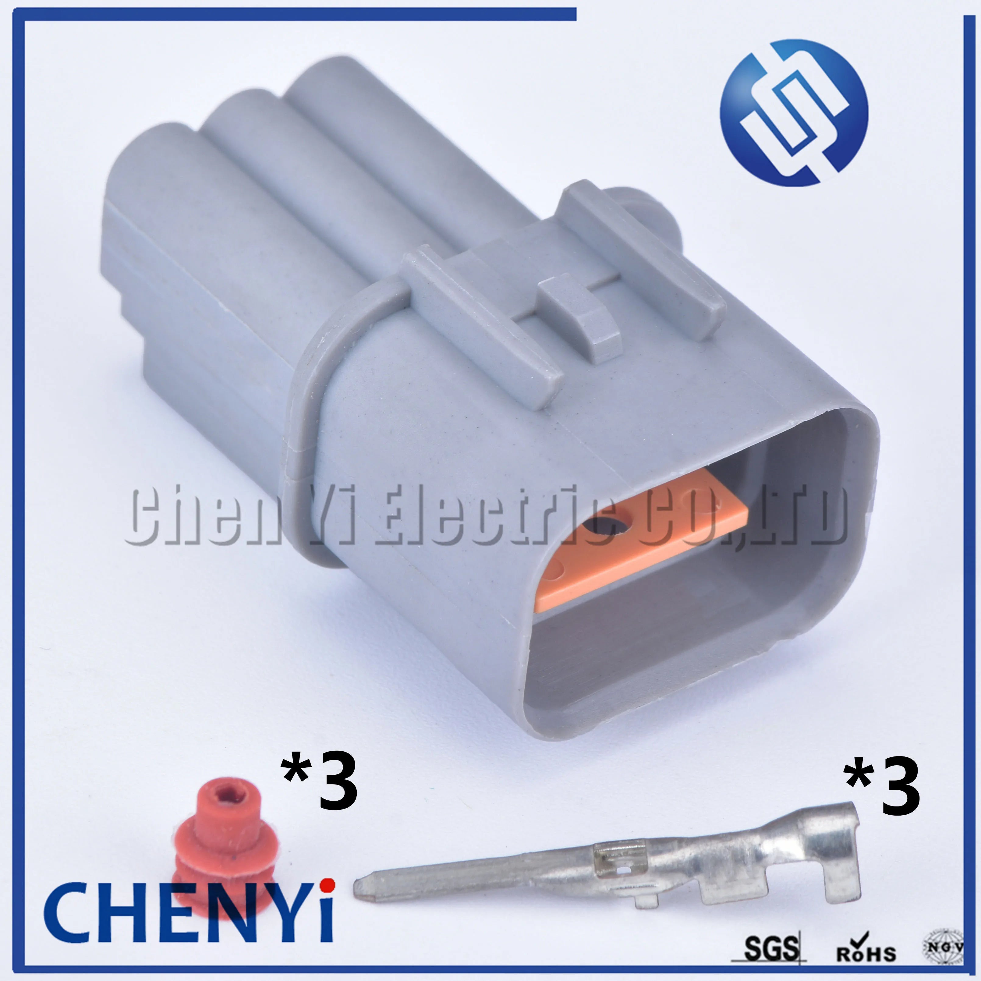 3 Pin waterproof auto wire harness connector Car headlight oxygen sensor plug HN032-03020 HN036-03027 For Hyundai Kia