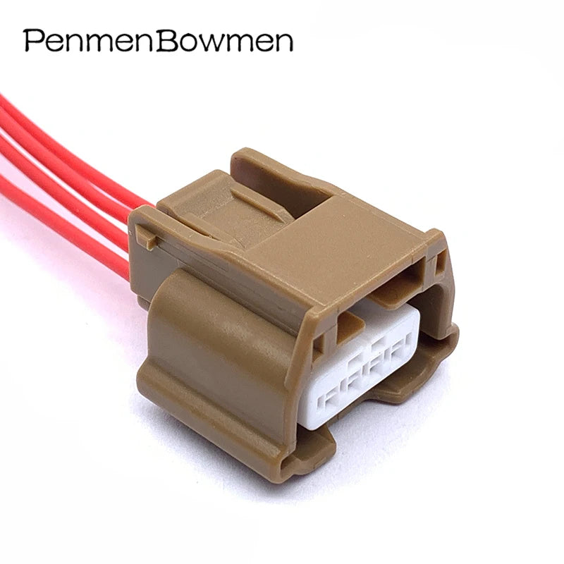 1 Set 4 Pin Car Collision Solenoid Valve Air Flow Meter Pressure Electrical Connectors Wire Harness Plug for Nissan 7283-8857-80