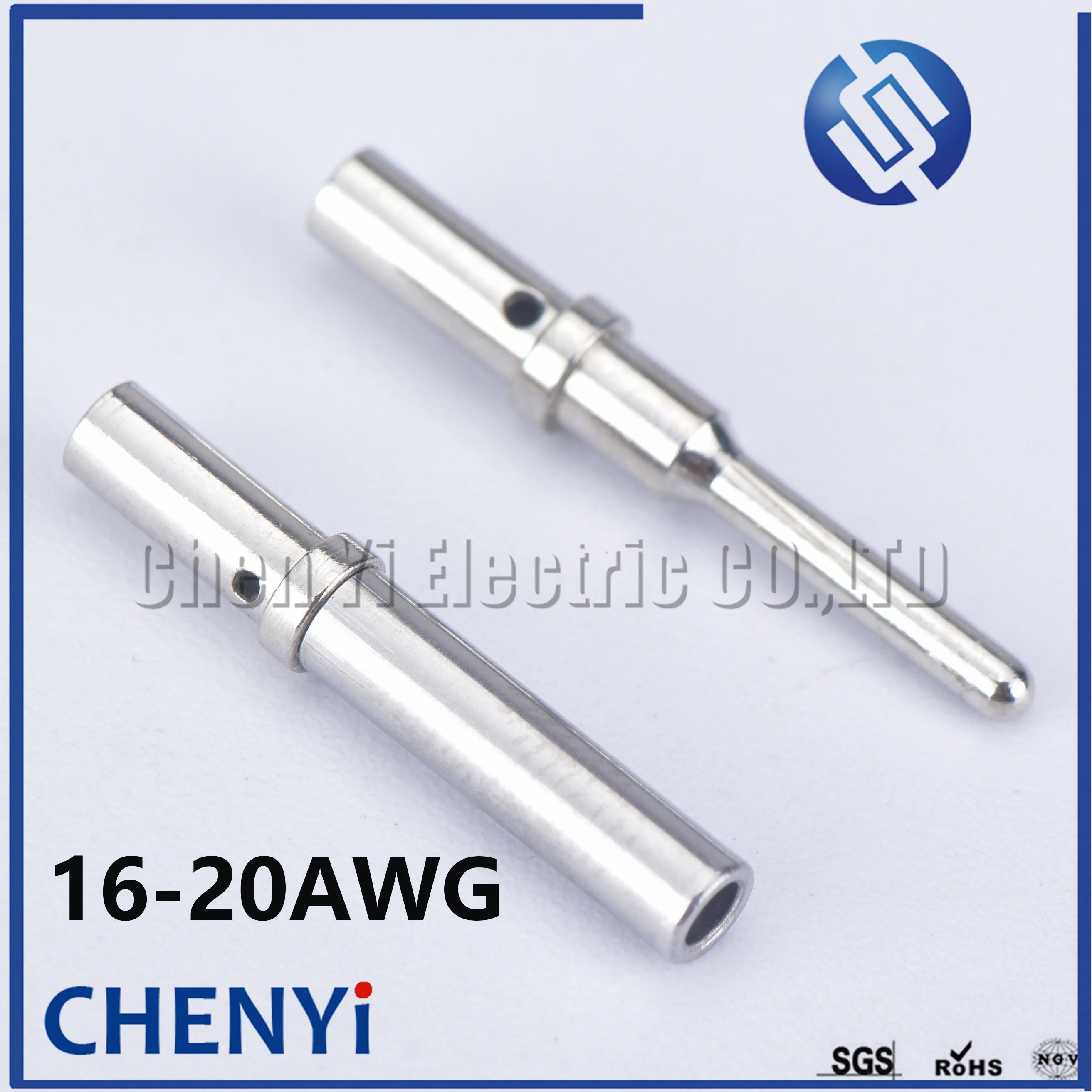 50pcs DT Series Pin Contact 0462-201-16141 0460-202-16141 Stainless Steel 16-20AWG Deutsch Crimp Solid Female male 1.5 Terminal