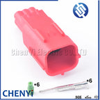 6 Pin male or female Car OBD Diagnostic Plug Auto Universal Socket Automotive Connector MWTPB-06-1A-R protection cover