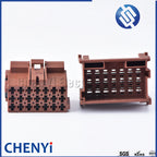 21 Pin Car Brown Connector Male or Female Quick Connector Car Harness Connector Plug 1-967630 1-967625 1-967630-1 1-967625-4