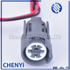 1 pcs 2 Pin 6189-0156 Oil Pressure Switch Knock Sensor Cooling Fluid Sensor Connector For Honda Civic Acura VTEC with 15cm 20AWG