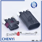 1 Set 3 Pin black Metri-Pack 150 male or female temperature Sensor Plug auto waterproof connector 12129615 12110293