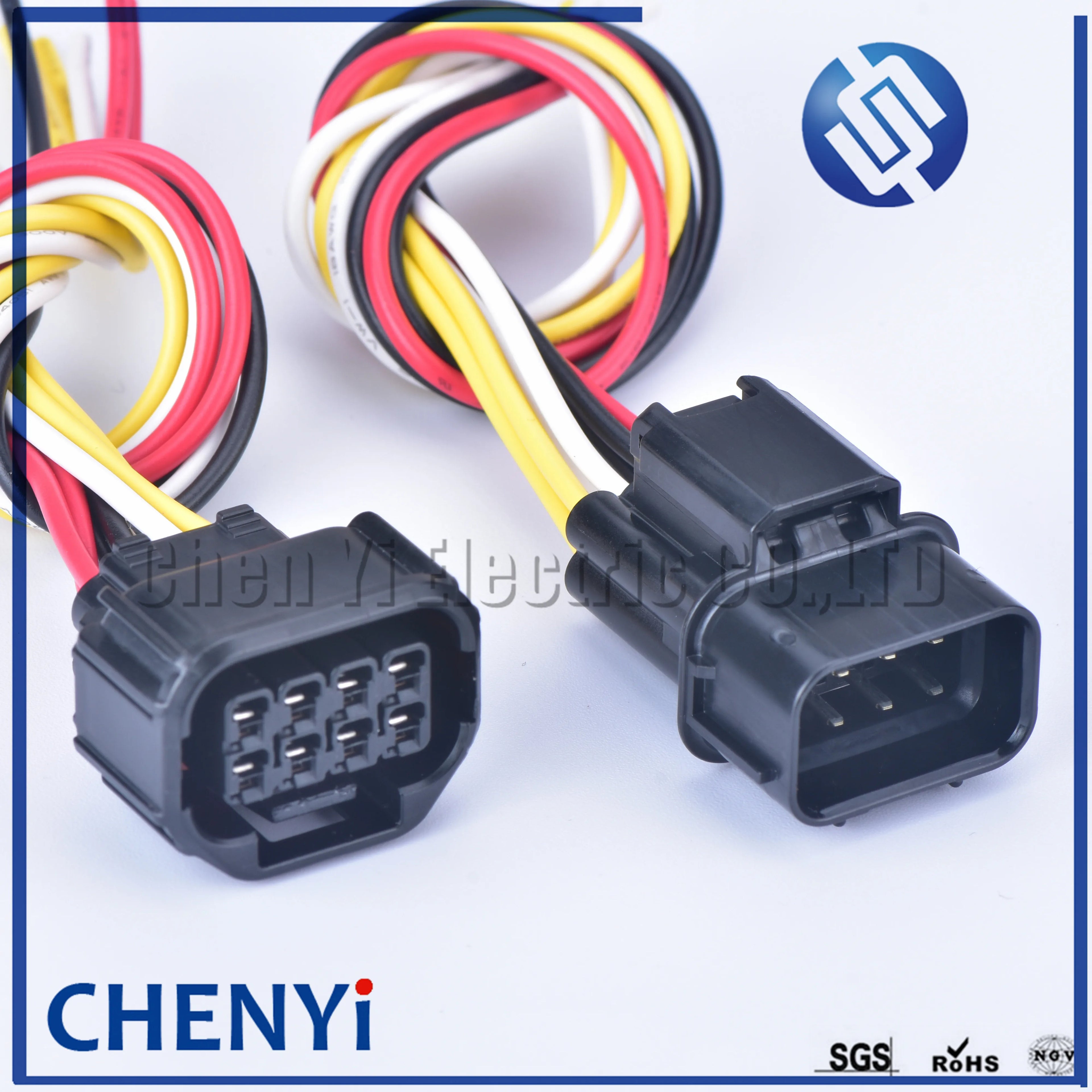 8 pins auto waterproof  connector male female LED headlight speaker plug engine harness electrical connector 6189-7423 6181-6850