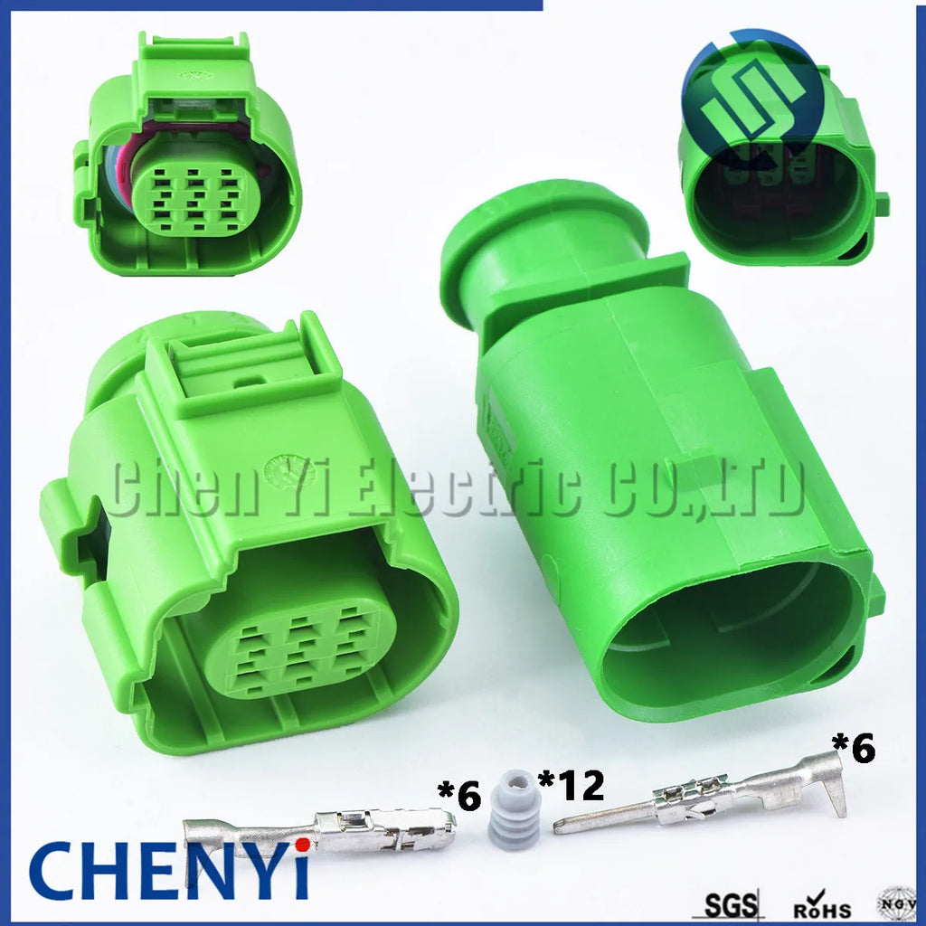 6 Pin Automotive waterproof connector Taillight Tail Lamp Plug 4H0973713C 4H0 973 713 C 4H0973713