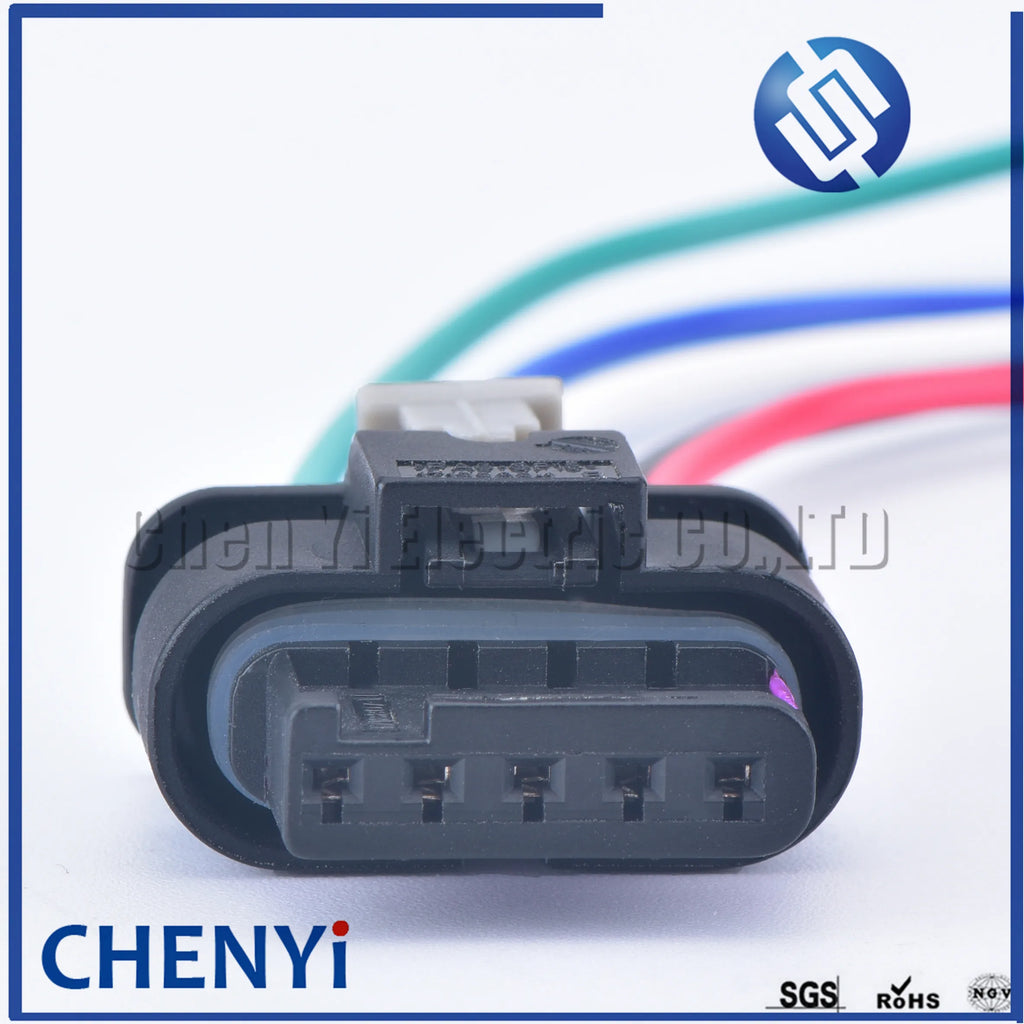 5 Pin 1-1718806-1 4F0973705 Auto Electric Connector Waterproof Mass Air Flow Meter Sensor MAF Harness plug 8K0973205