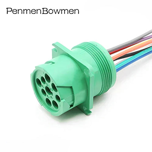 1 Set 9 Pin Car Green Circular Aviation Diagnostic Connector Wiring Harness J1939 HD16-9-1939S-P080 HD10-9-1939P-P080