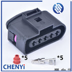 5 Pin Auto Ignition Coil Plug Sensor Connector Waterproof  Female or male Sockets 4D0973725 1J0973725 6X0973825