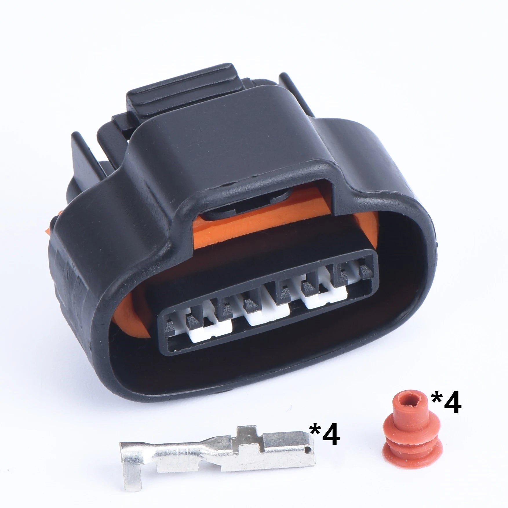 4 Pin 2JZ-GE Distributor Crank Waterproof Connector TPS Boost Sensor Oval Ignition Coil Plug For Toyota 90980-11150 6189-0565