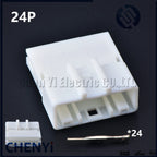 1set 28 Pin Automotive Audio Navigation Rearview Wiring Harness Connector Socket Auto Plug 1565380-1 1565377-1 for Nissan Toyota