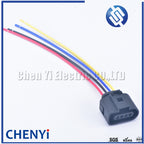 4 pin 1.5 series female automotive coil Extension adapter connector horn plug Air Inlet Pressure Sensor Plug 1J0973704 1J0973804