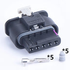 5 Pin 1-1718806-1 4F0 973 705 Female or Male Automotive Electric Connector Waterproof Air Flow Meter Sensor Plug 4F0973705
