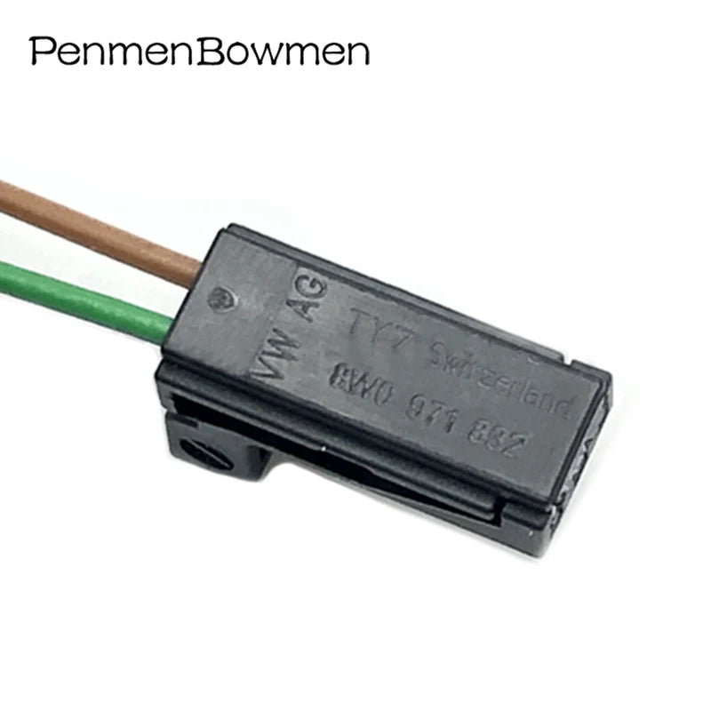 1 Set 2 Pin 4E0972575 Auto License Plate Light Plug Female Male Electronic Connector Wire Harness For 8W0971832