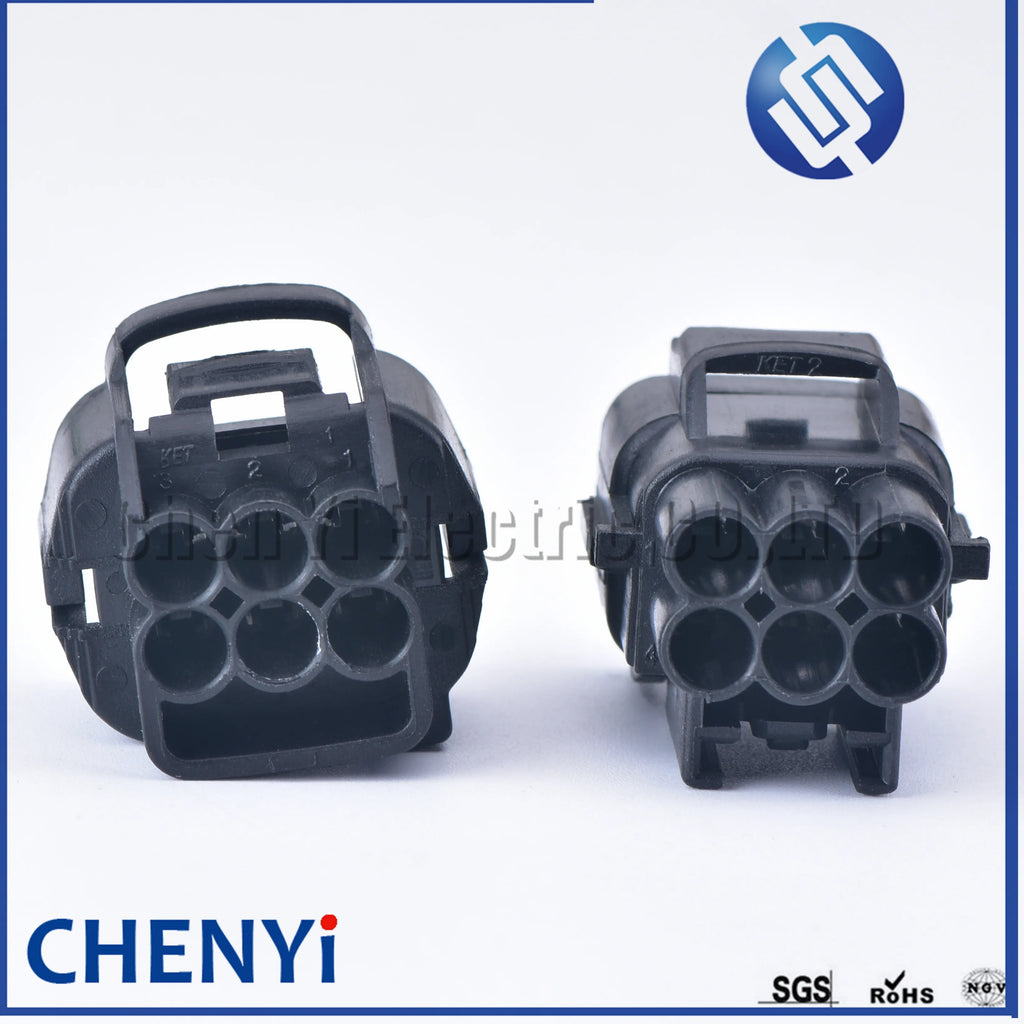 6 Pin Accelerator Throttle Pedal Plug Electronic Light Lamp Socket trailer Connector 7283-7062-40 7282-7062-40 For Toyota Kia