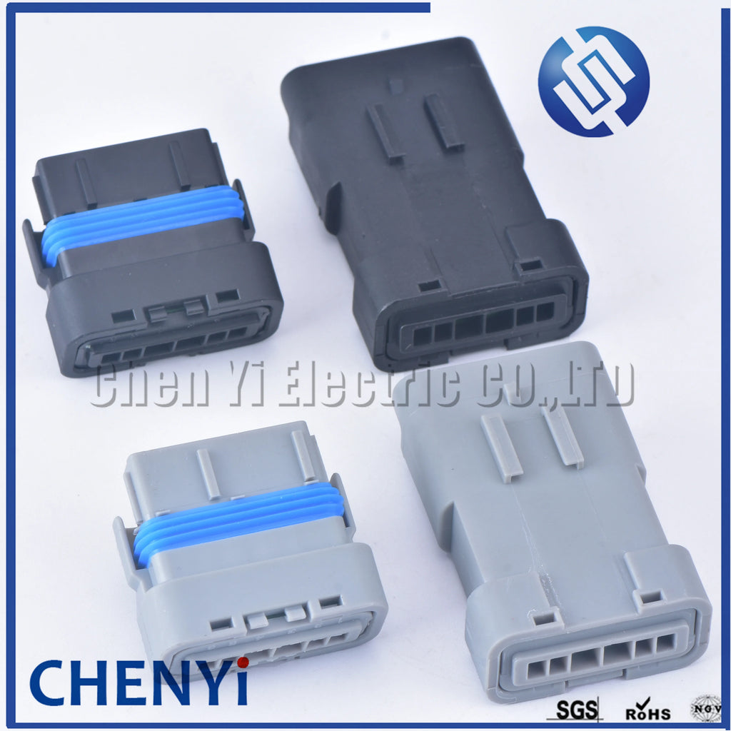 6 Pin male or female gray/black Accelerator pedal auto connector for citroen Peugeot Renault 211PL069S0049 211PC069S0049