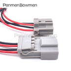 1 Set 4 Pin Auto HD Taillight Electrical Cable Connectors Female Male Wire Harness Plug 6098-0244 6098-0243