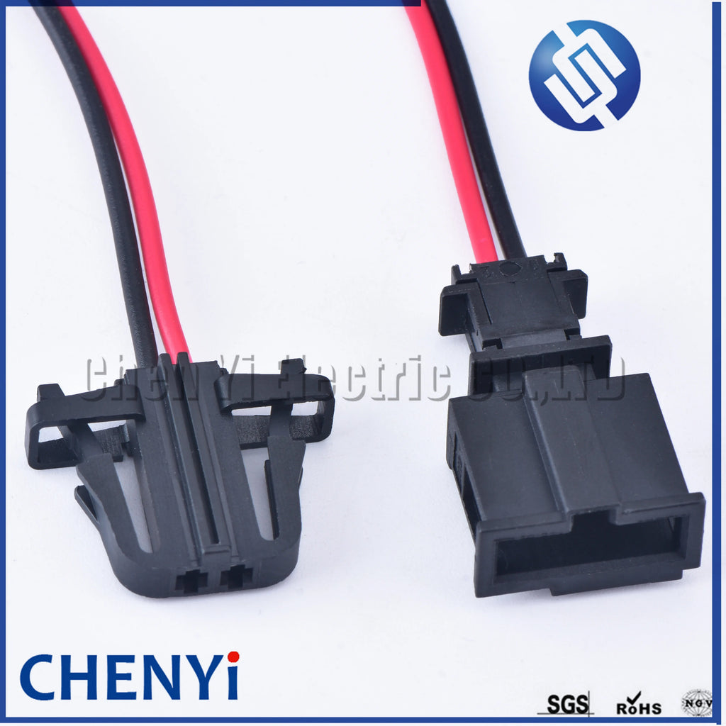 2 Pin License Light Socket Door Light Connector Trunk lights Horn Sensor Plug 3B0972712 1J0971972 with wires 1J0 971 972
