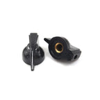 5Pcs 6mm Useful Shaft Hole Dia Bakelite Potentiometer Pot Pointer Knobs Caps