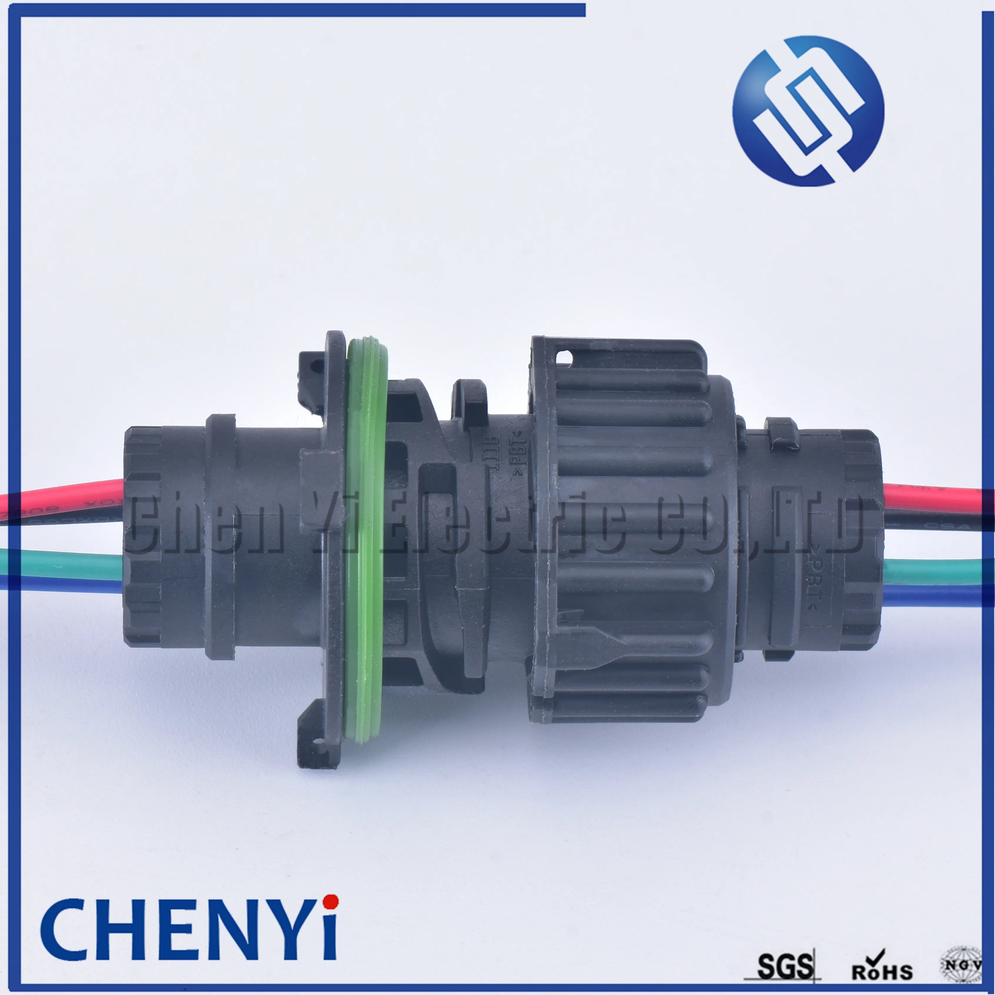 4 Pin 2.5mm round A7 odometer speed sensor plug Auto waterproof connector 1-967402-1 1-967325-1 with 15cm 18AWG cable For HOWO
