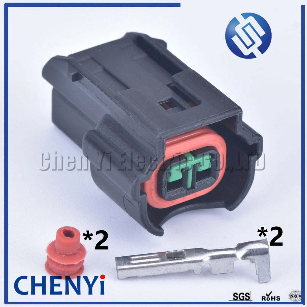 2 Pin Auto waterproof Connector fuel injector plug PU465-02127 06A973722 For Hyundai Kia Elantra Sonata ix35 K2 K3 K5 Forte