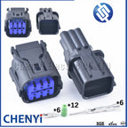 6 Pin Auto Waterproof Socket Car taillights Wire Harness Connector Front bumper radar plug HP281-06020 HP285-06021 HP291-06040