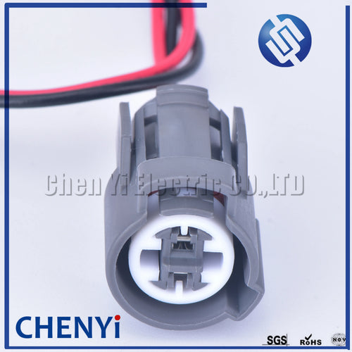 1 pcs 2 Pin 6189-0156 Oil Pressure Switch Knock Sensor Cooling Fluid Sensor Connector For Honda Civic Acura VTEC with 15cm 20AWG