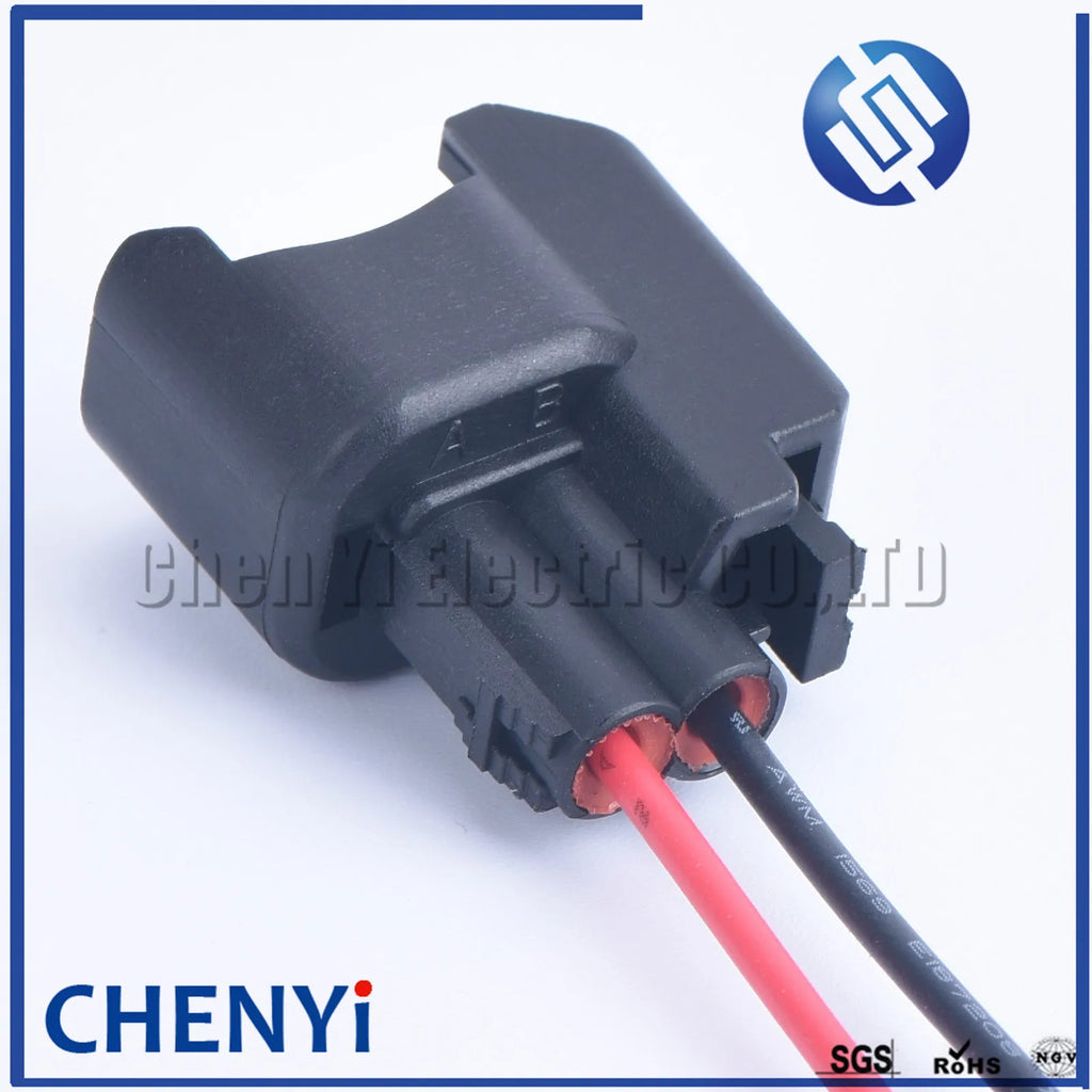 2 Pin auto waterproof connector USCAR EV6 EV14 Fuel Injector wiring Plugs Clips Pigtail Cut &splice Harness for Ford LS2 LS3 LS7