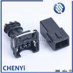 2 set 2 Pin auto Waterproof Electrical Wire Connector fuel spray nozzle Plug EV1 282762-1 1-144545-0 282189-1