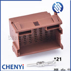 21 Pin Car Brown Connector Male or Female Quick Connector Car Harness Connector Plug 1-967630 1-967625 1-967630-1 1-967625-4