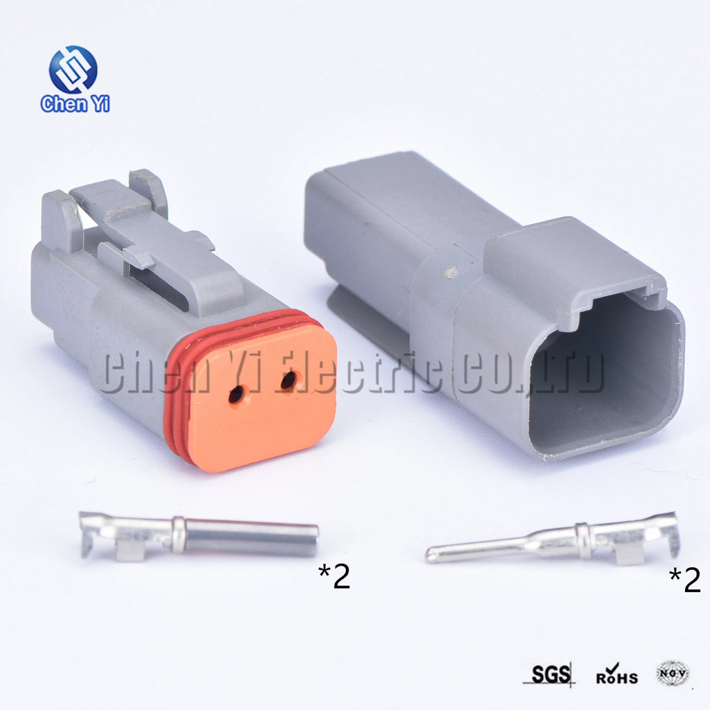 Deutsch DT connector DT06-2S/DT04-2P/DT06-3S/DT04-3P/DT06-4S/DT04-4P 6P 8P 12P Auto Waterproof Connector Automotive Sealed Plug
