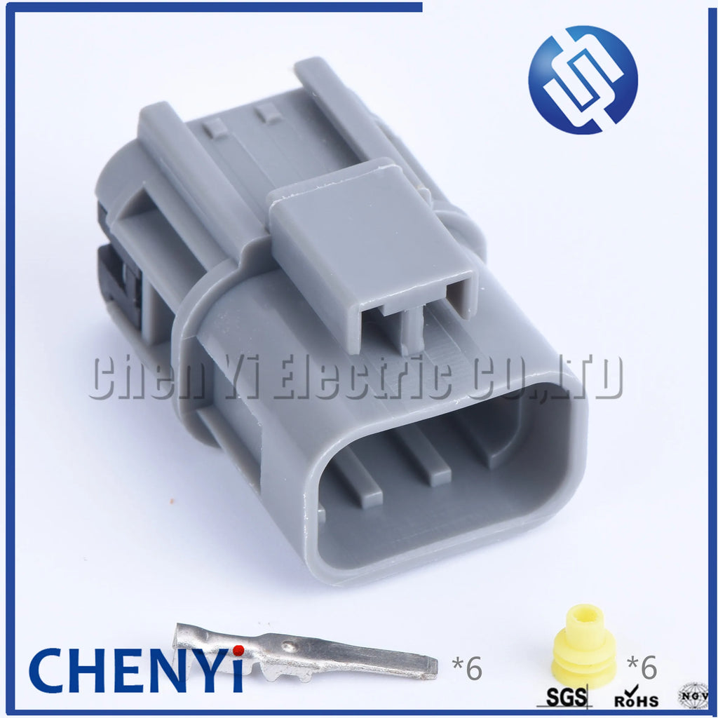 1 set 6 pin waterproof wire plug connectors for automobiles (2.8) female or male including Pins 7122-1864-40 7223-1864-40